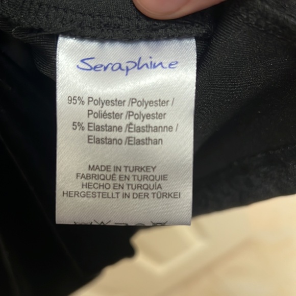 Seraphine maternity cocktail midi dress, velour - Picture 8 of 8